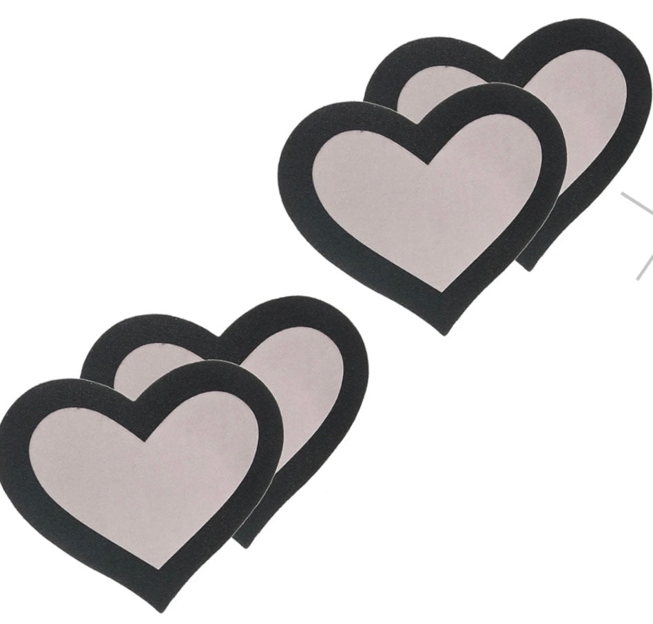 Glow in the Dark Hearts Nippie Stickies