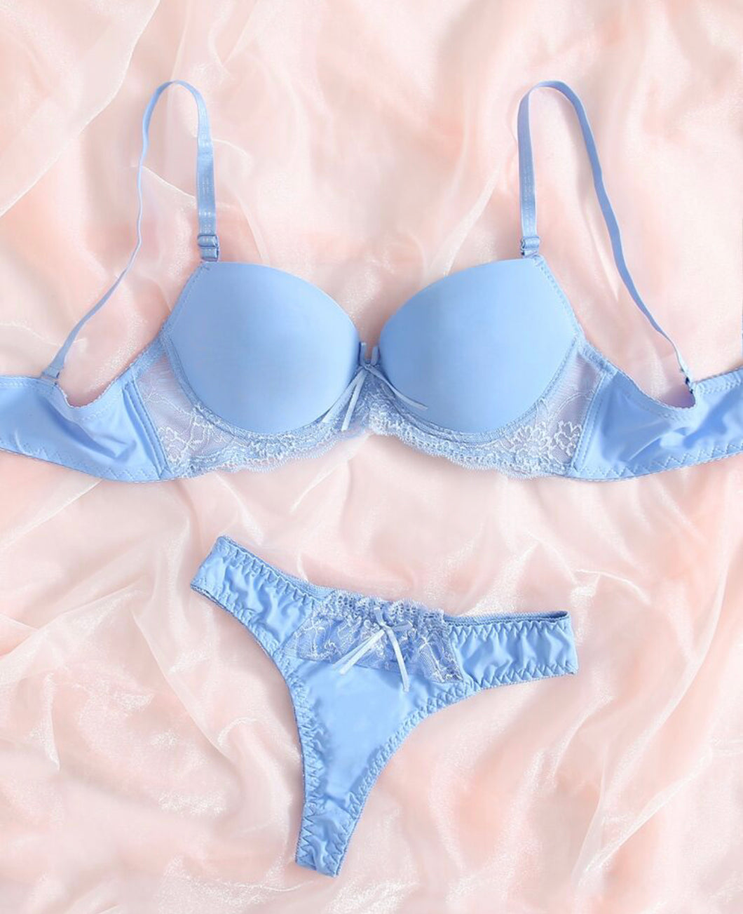 Classic Push up Bra & Thong Set