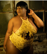 Load image into Gallery viewer, Lace Halter Teddy
